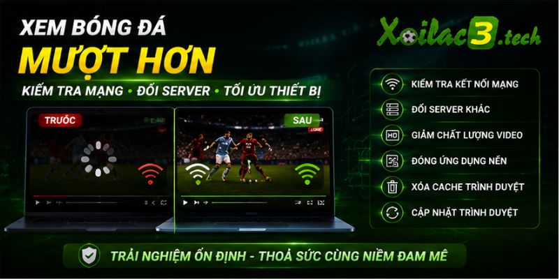 Xem bóng đá xoilac mượt hơn