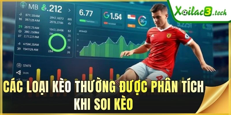Các loại kèo thường được phân tích khi soi kèo