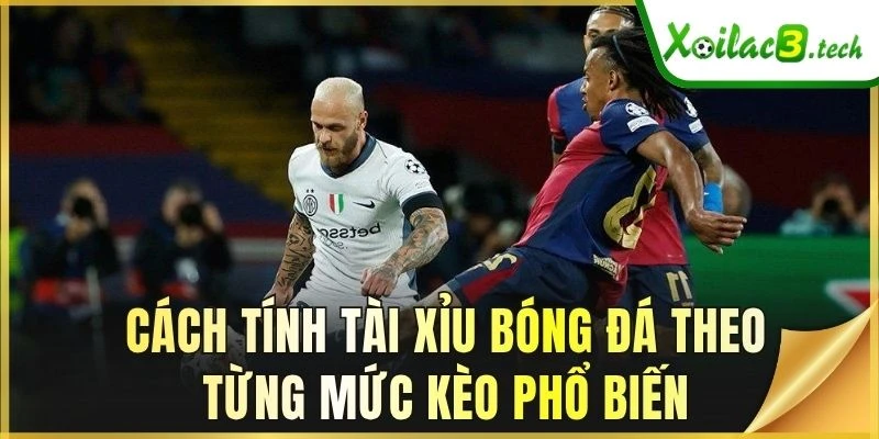 Cách tính Tài Xỉu bóng đá theo từng mức kèo phổ biến